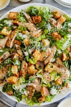 BBQ Chicken Caesar Crunch Salad